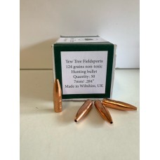 Yew Tree Fieldsports 7mm Bullets 124grains
